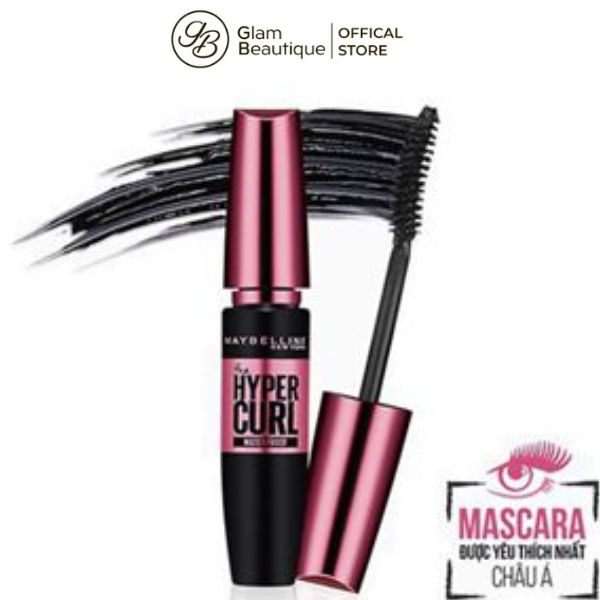 Mascara làm cong mi Maybelline 100° 9.2ml Hyper Curl Volum' Express Glam Beautique