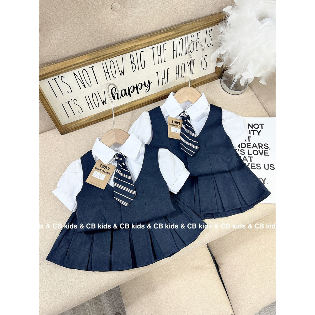 SET VÁY HOC SINH 3 CHI TIẾT KÈM CÀ VẠT