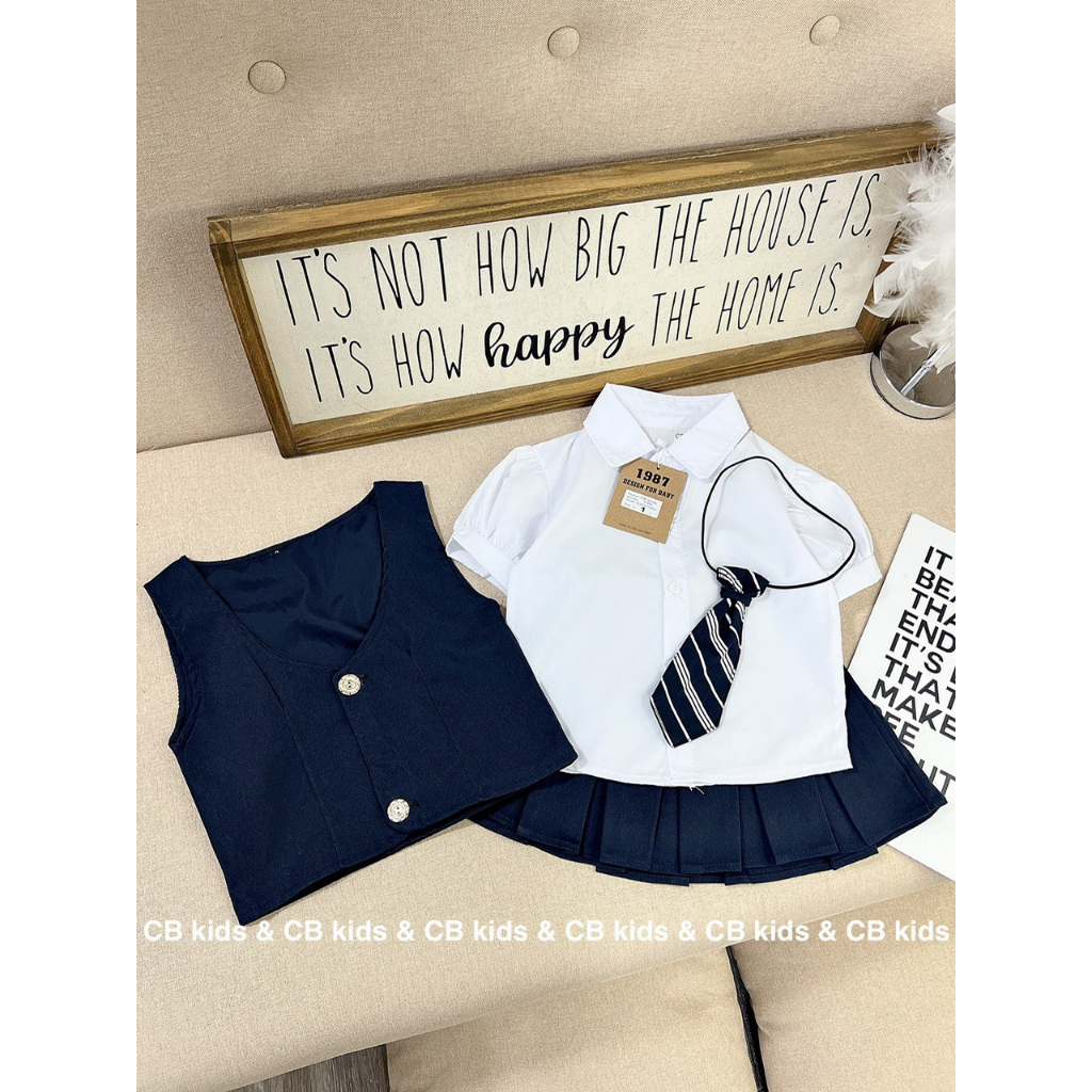 SET VÁY HOC SINH 3 CHI TIẾT KÈM CÀ VẠT