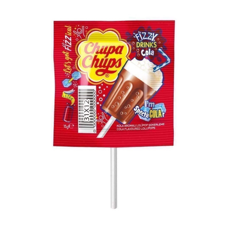 Chupa Chups Fizzy drinks 18 lollipops