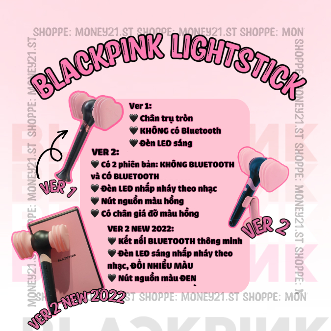 Đèn cổ vũ Lightstick Blackpink Unofficial