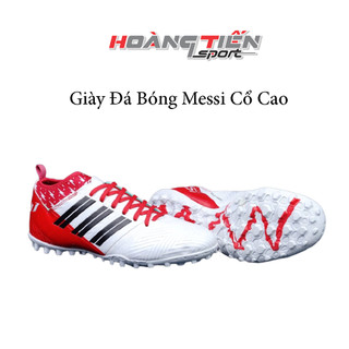 Giày Đá Bóng Cổ Cao Messi trắng