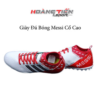 Giày Đá Bóng Cổ Cao Messi trắng