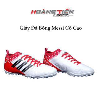 Giày Đá Bóng Cổ Cao Messi trắng
