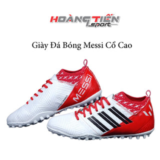 Giày Đá Bóng Cổ Cao Messi trắng