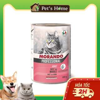 Pate Morando Professional cho mèo vị thịt heo 400g