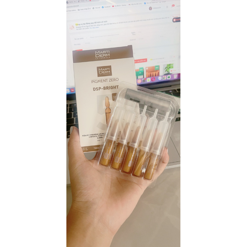 Vitamin C dsp mar ti derrm trắng da mờ nám