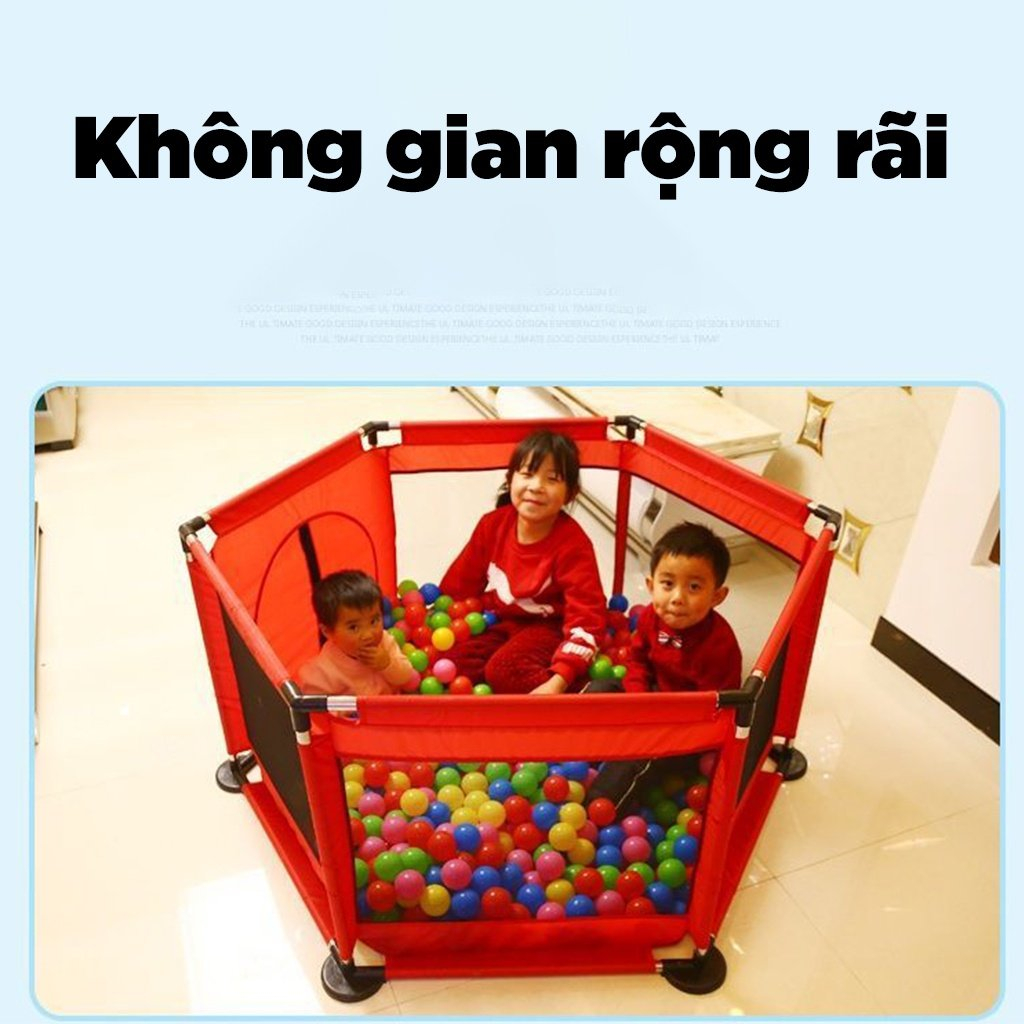 Nhà bóng cho bé,Quây bóng lều chơi bóng cho bé khung inox  tặng kèm 10 bóng