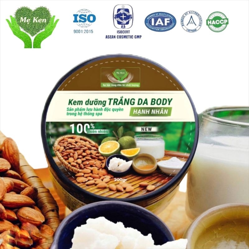 Kem Body Hạnh Nhân Dành Cho Spa Mẹ Ken