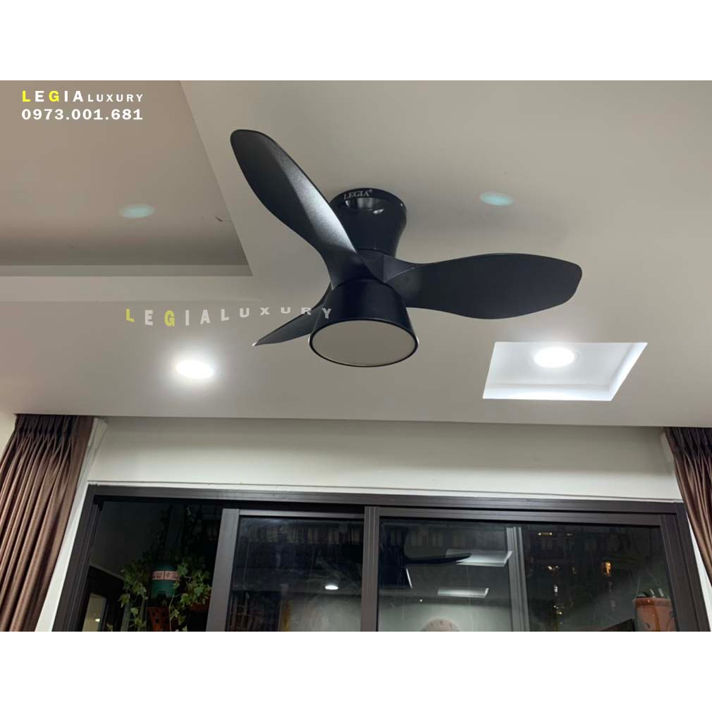 Quạt Trần Mini Cổ Ngắn LÊ GIA LGFAN736D - Chiều Cao 28cm - Sải Cánh 84cm - Bảo Hành 2 Năm