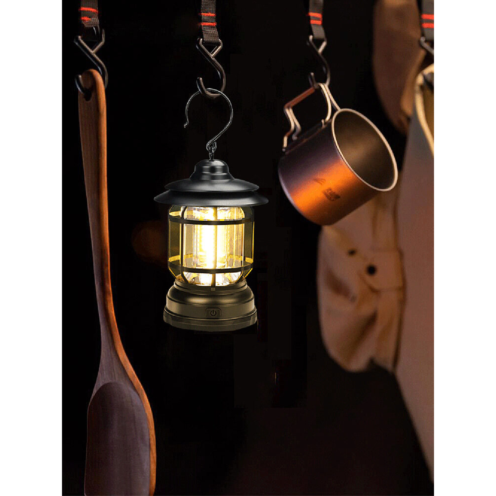 Đèn Cắm Trại, Dã Ngoại, Đèn Bão Măng Xông Công Suất 5W Tích Điện Siêu Tiện Lợi