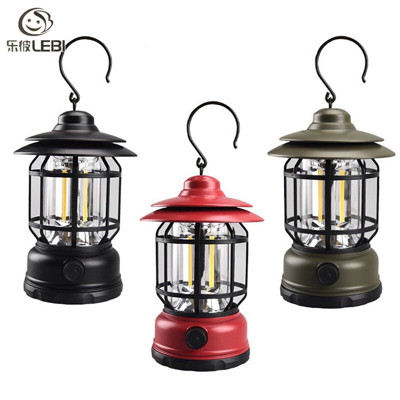 Đèn Cắm Trại, Dã Ngoại, Đèn Bão Măng Xông Công Suất 5W Tích Điện Siêu Tiện Lợi