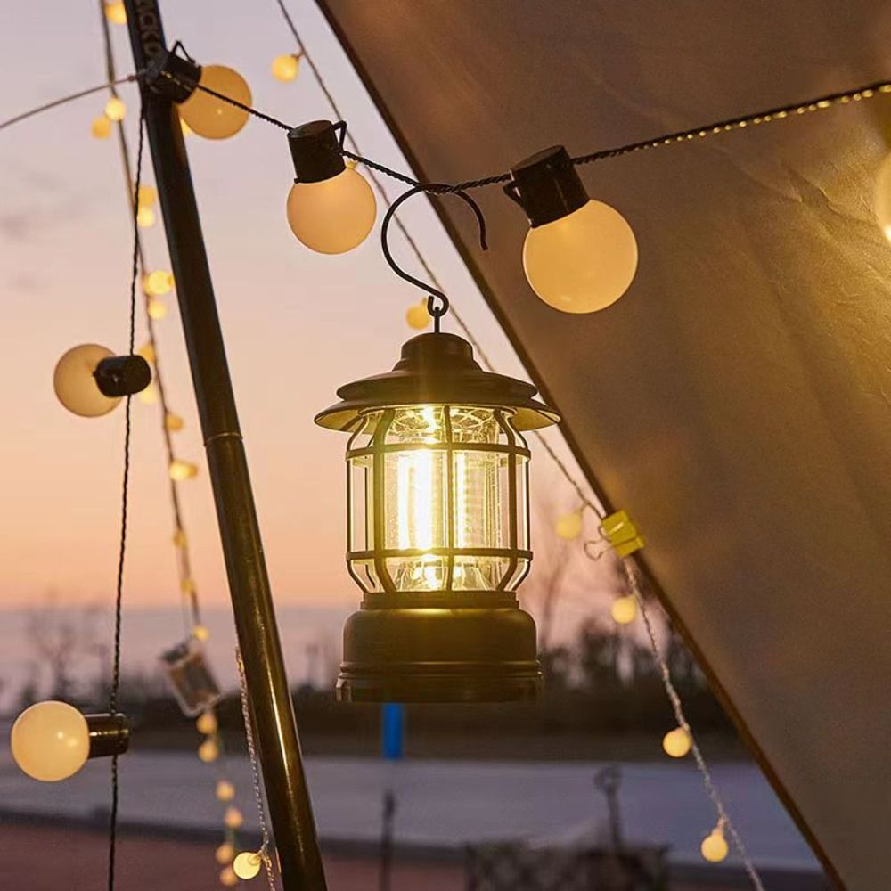 Đèn Cắm Trại, Dã Ngoại, Đèn Bão Măng Xông Công Suất 5W Tích Điện Siêu Tiện Lợi