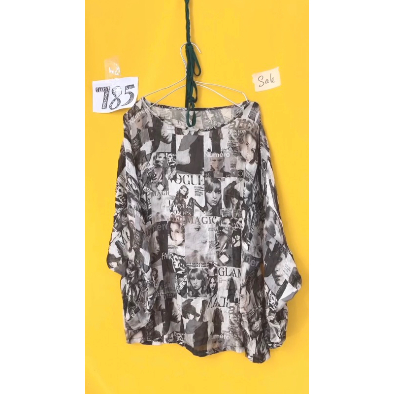 Áo hoạ tiết hình độc đáo freesize.S785