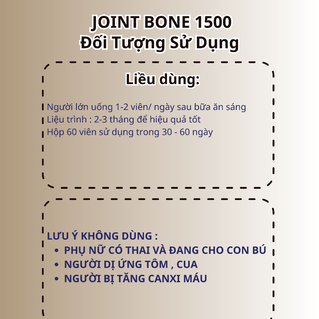 Viên Uống Bổ Khớp NUTRIONELIFE Joint Bone 1500 Bổ Sung Glucosamine Giảm Đau,Thoái Hóa Khớp, Tăng Cường Dịch Khớp 60 Viên