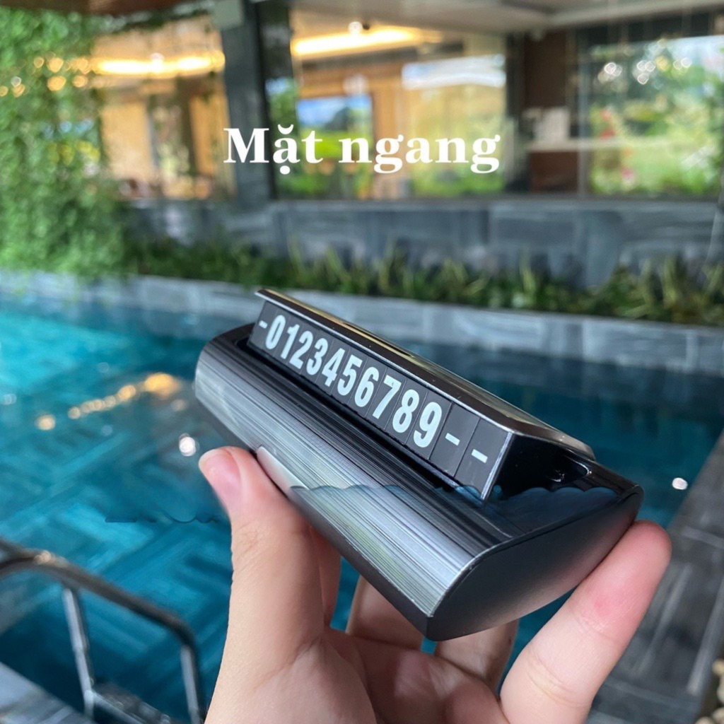 Bảng ghi số điện thoại YUMCHO đặt taplo xe oto cao cấp by Chất