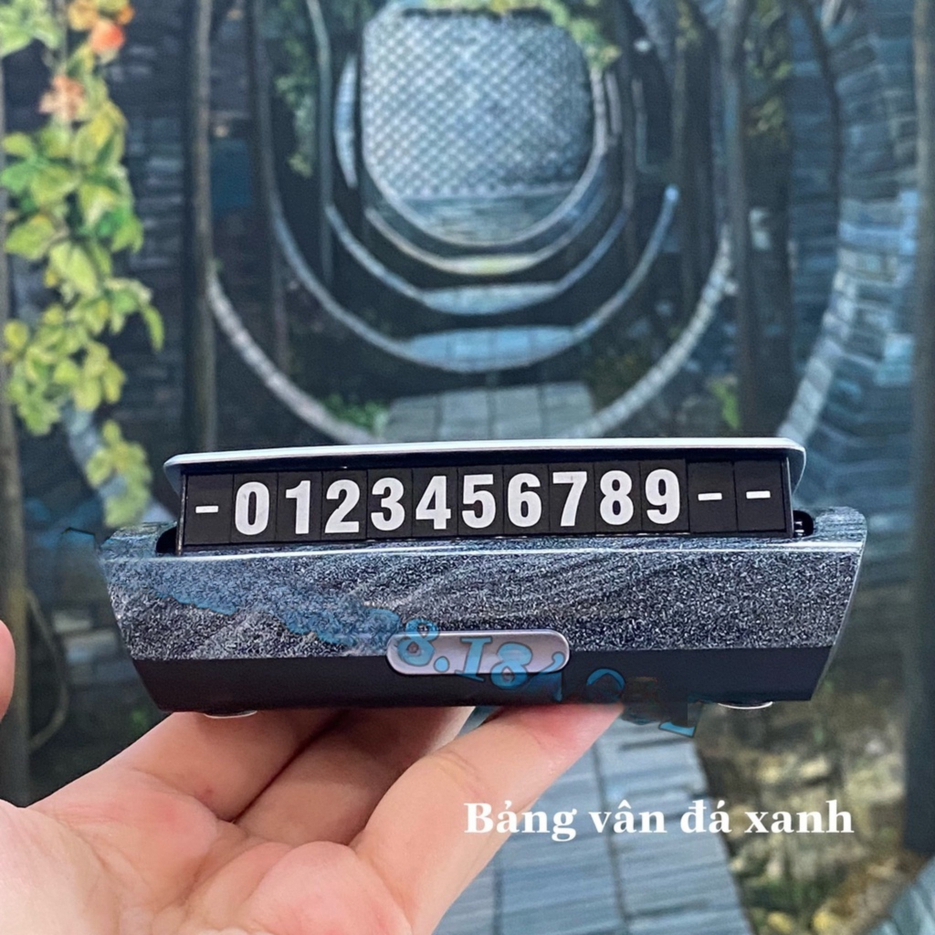 Bảng ghi số điện thoại YUMCHO đặt taplo xe oto cao cấp by Chất