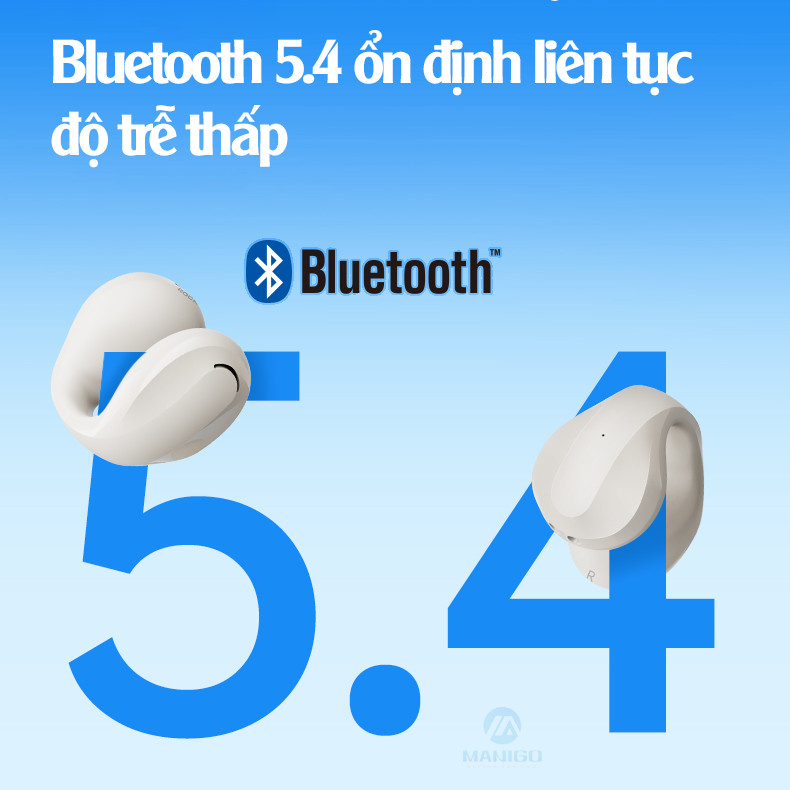 Tai nghe Bluetooth không dây kẹp vành tai TWS Rockspace Sound EarCuffs nghe nhạc lên đến 20h Hàng chính hãng có BH