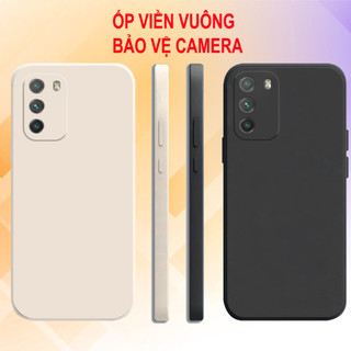 Ốp lưng Xiaomi Redmi 9T / Poco M3 / Poco X3 tpu dẻo cạnh vuông, viền vuông, bảo vệ camera siêu bền bỉ