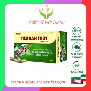 Tiêu ban thuỷ hộp 10 vỉ x 10 viên hoa sen