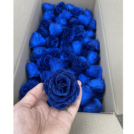 Thùng 200 Bông Hoa Nhũ ,Hàng Loại 1,Nhũ Sáng Màu,Bông To,Không Rụng Nhũ Hoa hồng nhũ siêu đẹp