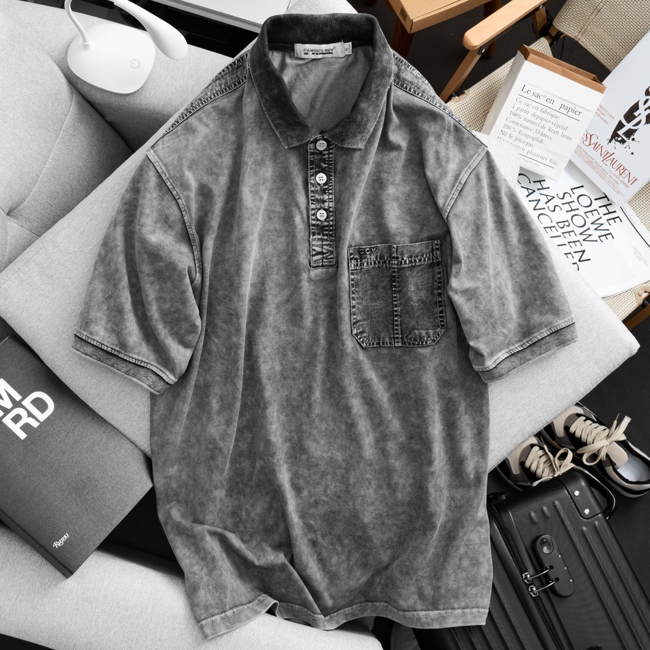 Áo Thun Nam Polo Bigsize Braboy Vải Cotton  4 chiều Xuất Xịn form Châu Âu, size 2XL, 3XL, 4XL, 5XL - Bravery