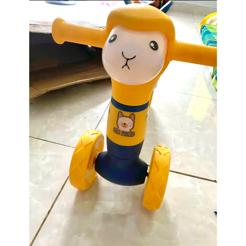 Xe chòi hưu mới mẫu 2023 có đèn có nhạc nahys quanh thân dành cho bé từ 1-3 tuổi - 8005