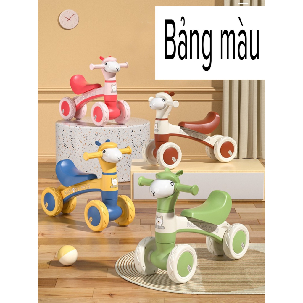 Xe chòi hưu mới mẫu 2023 có đèn có nhạc nahys quanh thân dành cho bé từ 1-3 tuổi - 8005