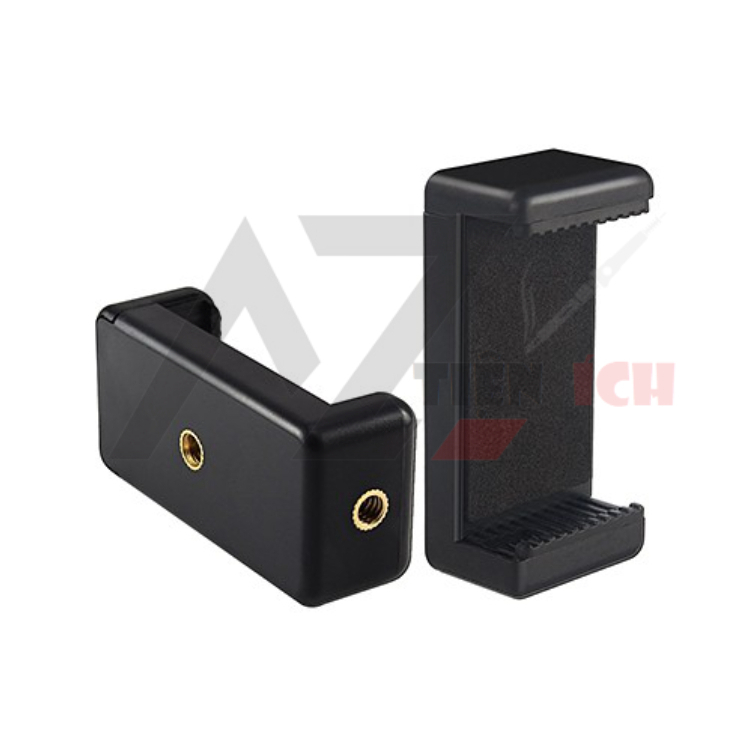 Đầu kẹp điện thoại cho gậy 3 chân livestream, gậy chụp hình, tripod minI