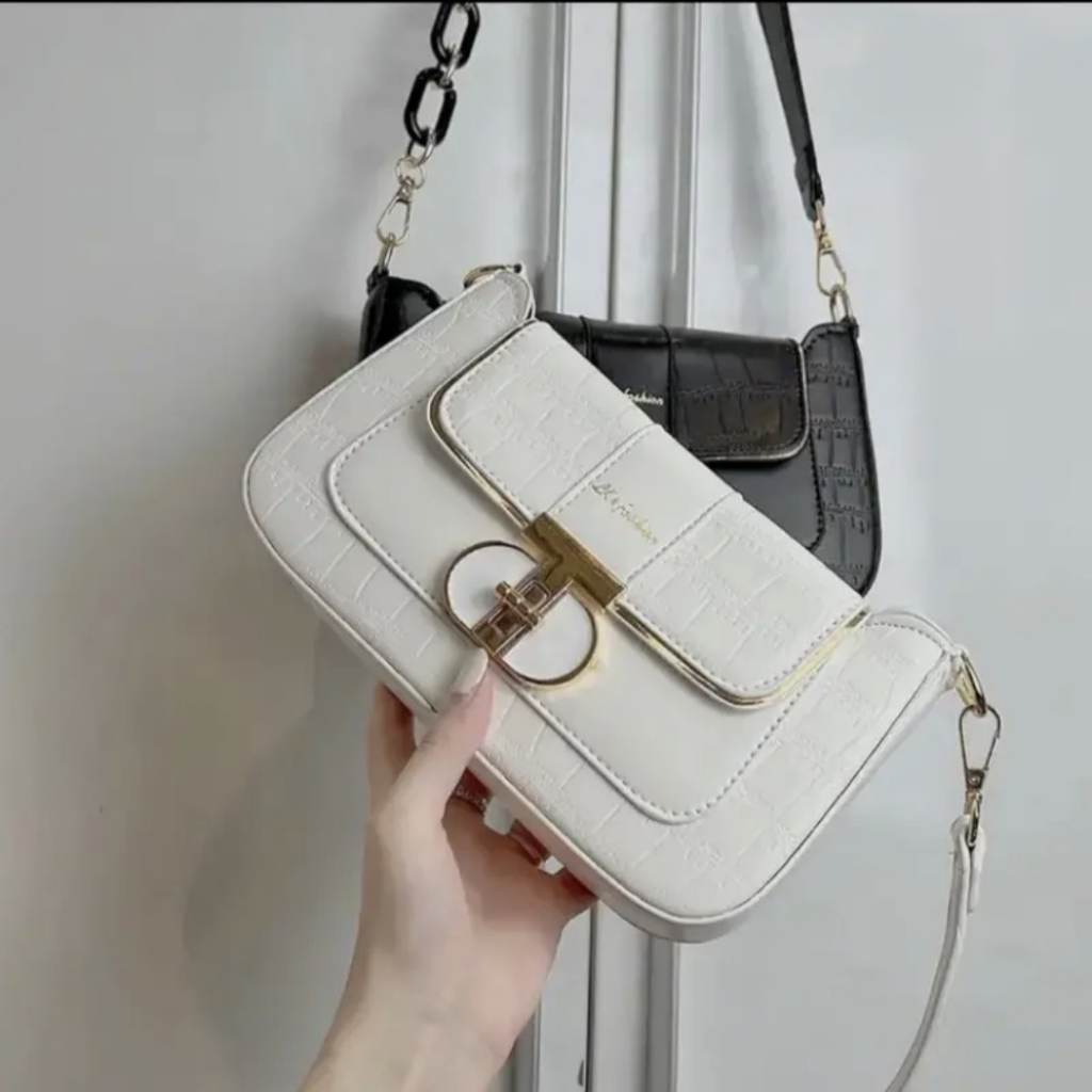 Túi xách nữ kẹp nách khóa T mã mới  - T66