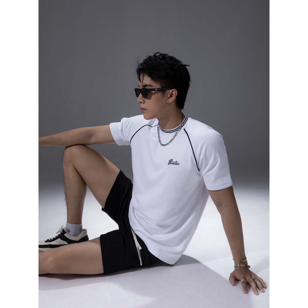 Quần Short Nam Brand Drawstring Black, Chất Vải Nỉ Cotton Thoải Mái, QS0049, SOMEHOW