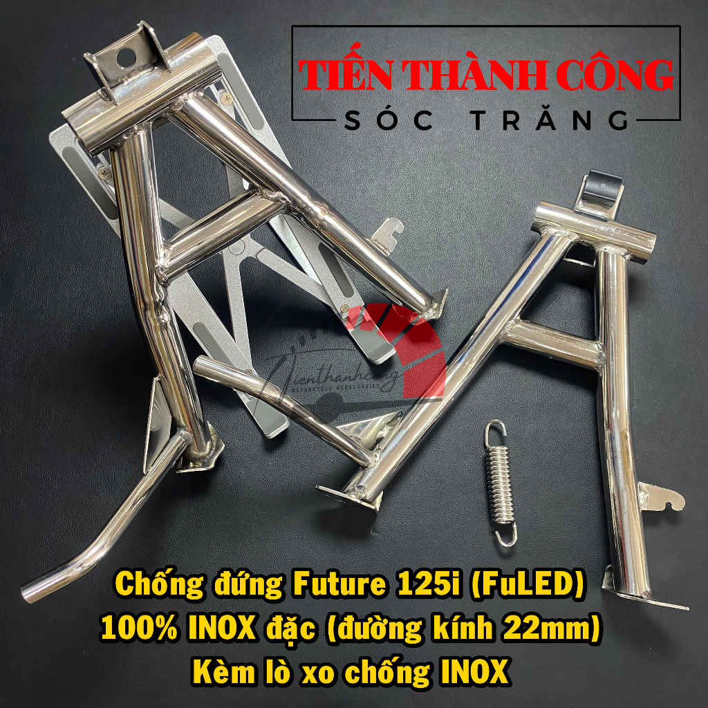 Chân chống đứng Future 125i  100% INOX
