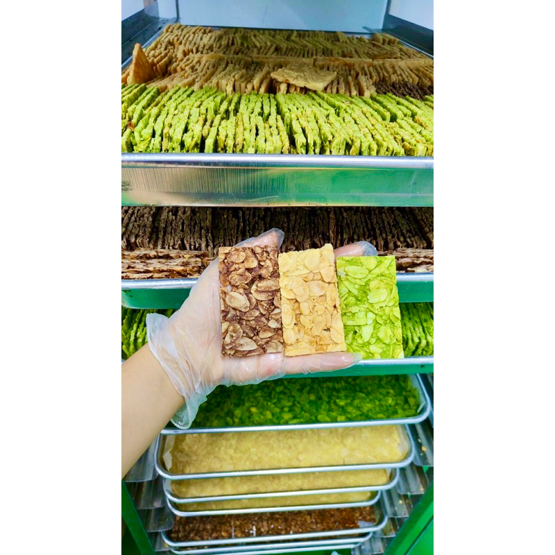 Bánh Ngói Hạnh Nhân Túi 200g 3 Vị❤️
