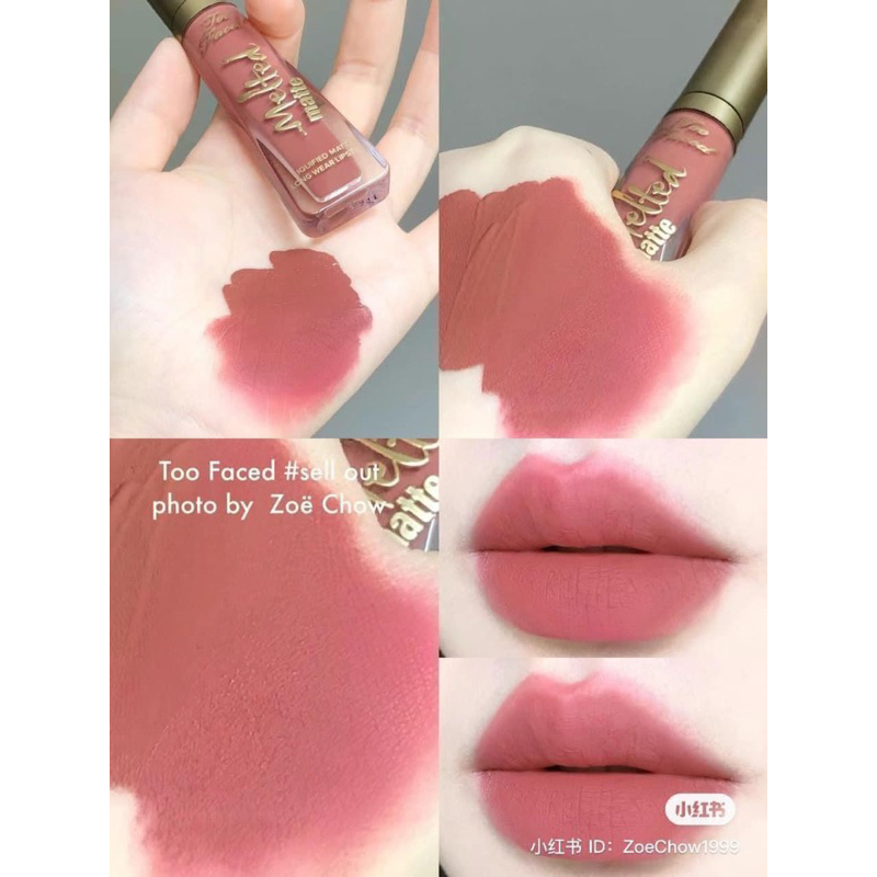 SON KEM TOO FACED SẴN 3 MÀU SELL OUT / LADY BALL / PRISSY HÀNG CHÍNH HÃNG