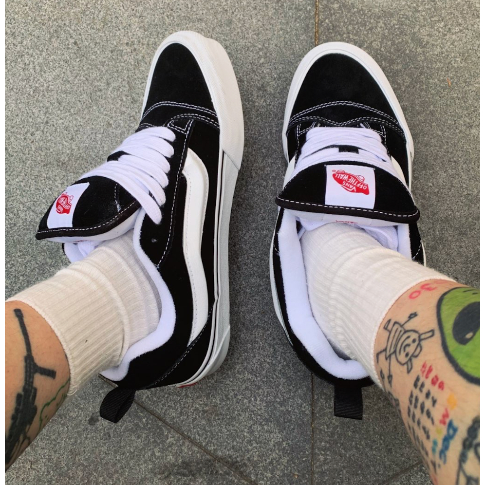 Vans Knu Skool Black White