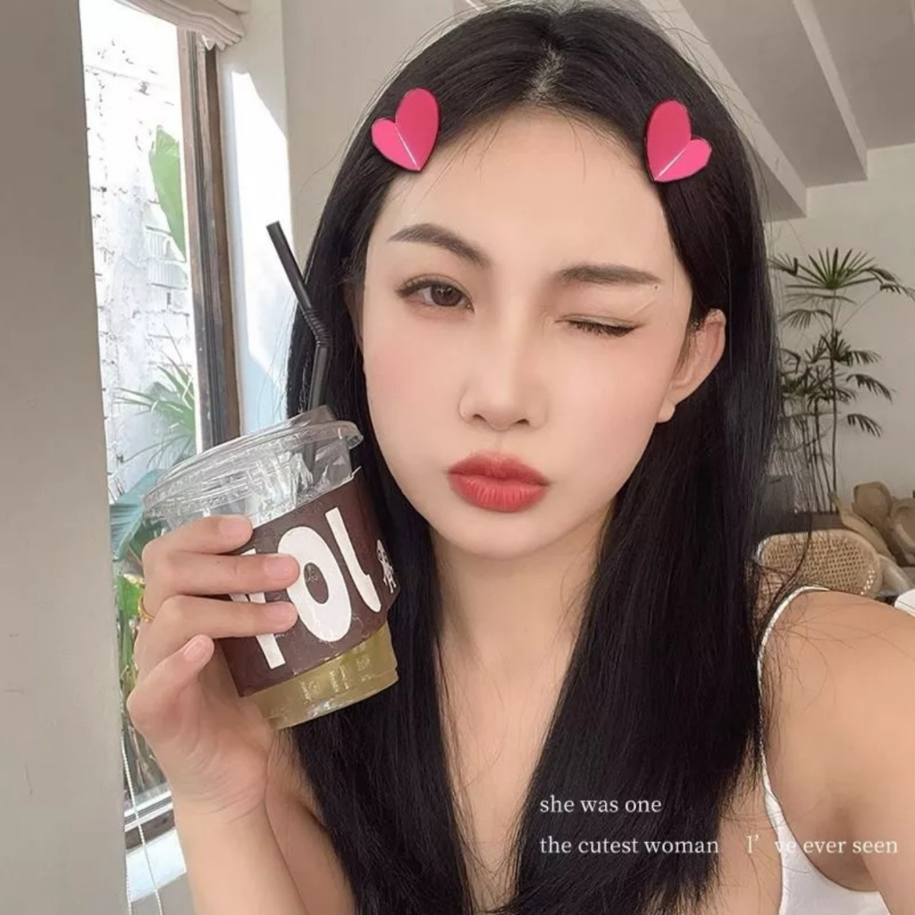 Set 7 Kẹp Tóc Kim Loại Mimiu Hình Ngôi Sao / Trái Tim Phong Cách Thời Trang Hàn Quốc Hotrend 2023