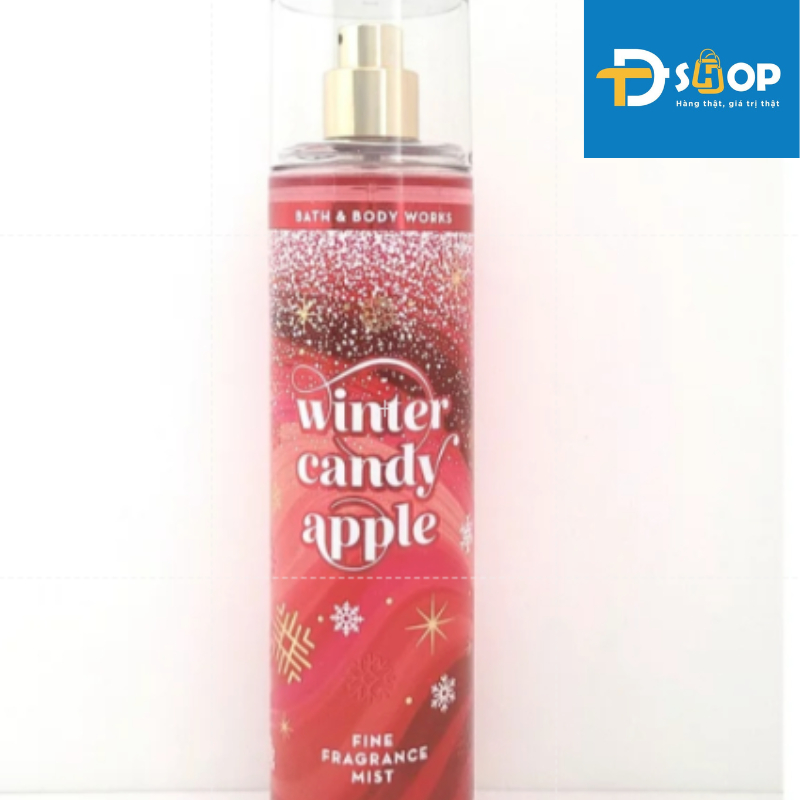 Xịt thơm body mist Winter Candy Apple Bath And Body Works 236ml