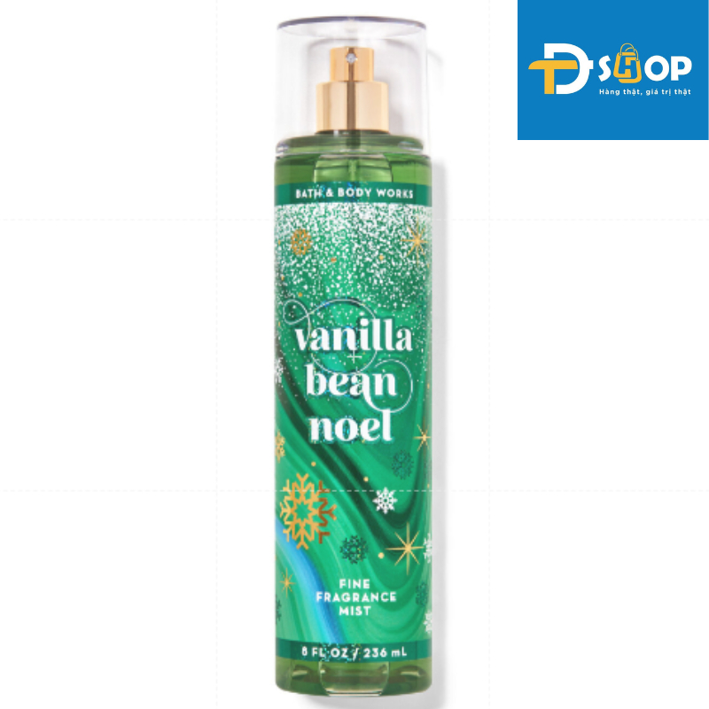 Xịt thơm body mist Vanilla Bean Noel Bath And Body Works 236ml