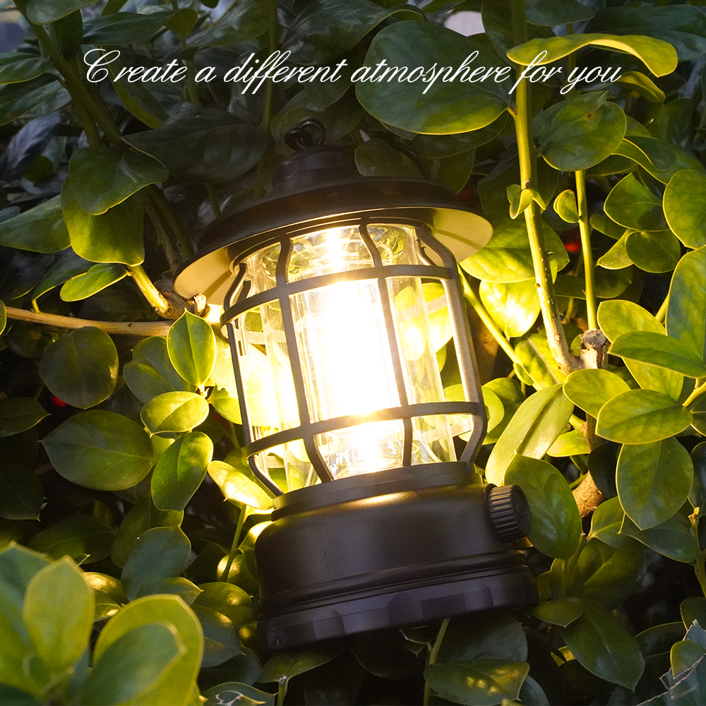 Đèn Bão Đèn LED Treo Camping Sạc USB Chống Nước IPX 4 Dùng Khi Đi Cắm Trại