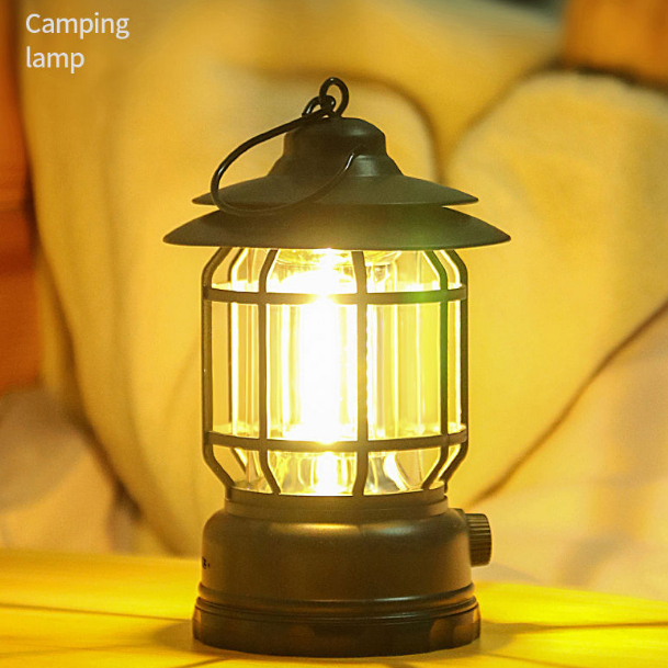 Đèn Bão Đèn LED Treo Camping Sạc USB Chống Nước IPX 4 Dùng Khi Đi Cắm Trại
