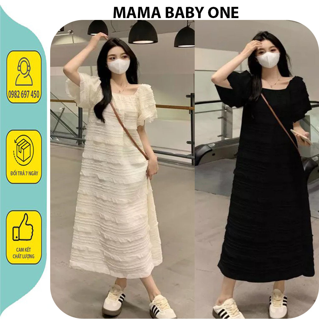 VÁY BẦU DỰ TIỆC CÔNG SỞ MÙA HÈ SIÊU SANG-ĐẦM BẦU THIẾT KẾ SÁNG XUÔNG TẦNG MỀM MẠI CỰC XINH FRESIZE GIÁ RẺ