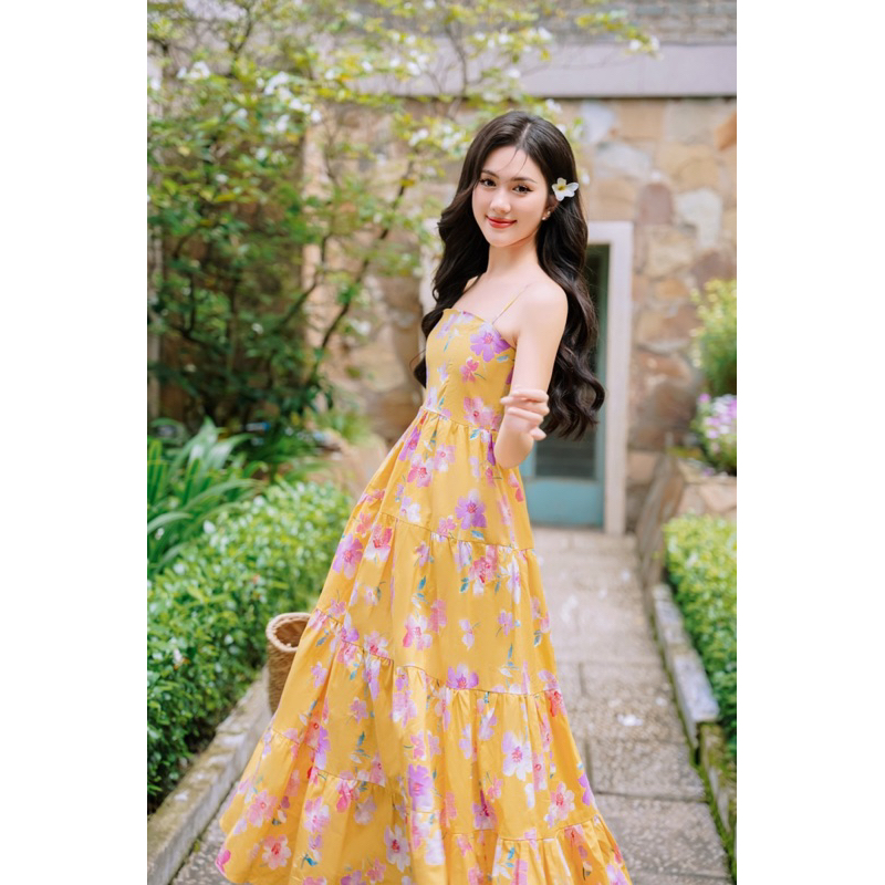 Váy dây hoa xoè Sun dress