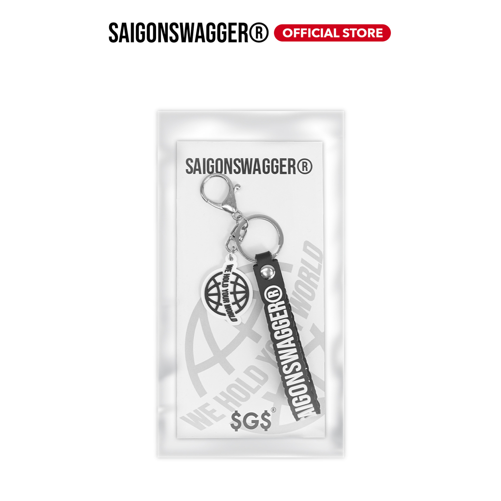 Móc khoá cao su SAIGONSWAGGER® SGS LOGO TAG KEYCHAIN