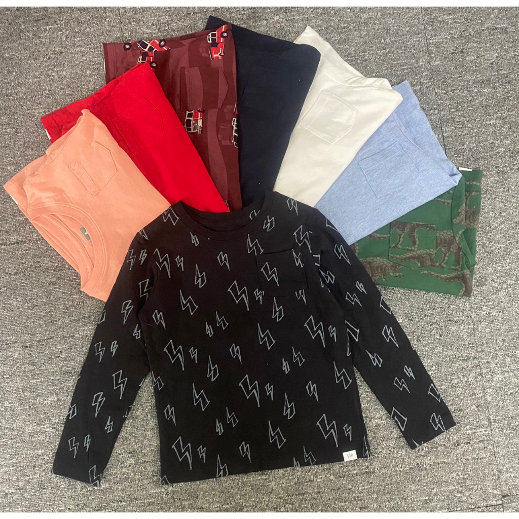 Áo tay dài bé trai VNXK hiệu G.AP- hàng xuất xịn