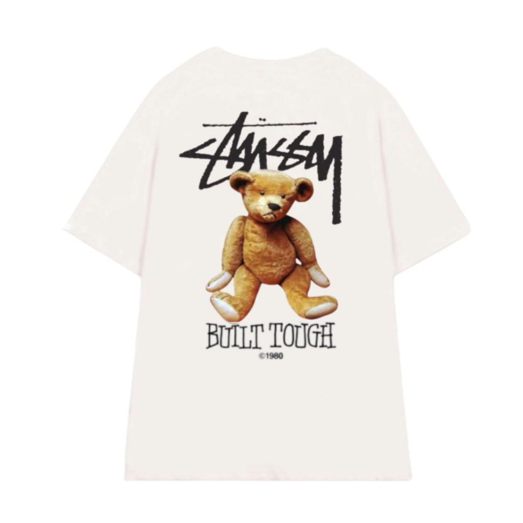 Áo thun STUSSY BUILT TOUGH chẩt cotton 100% siêu xịn xò , hàng chuẩn chính hãng , tag mác đầy đủ COOL STORE m82