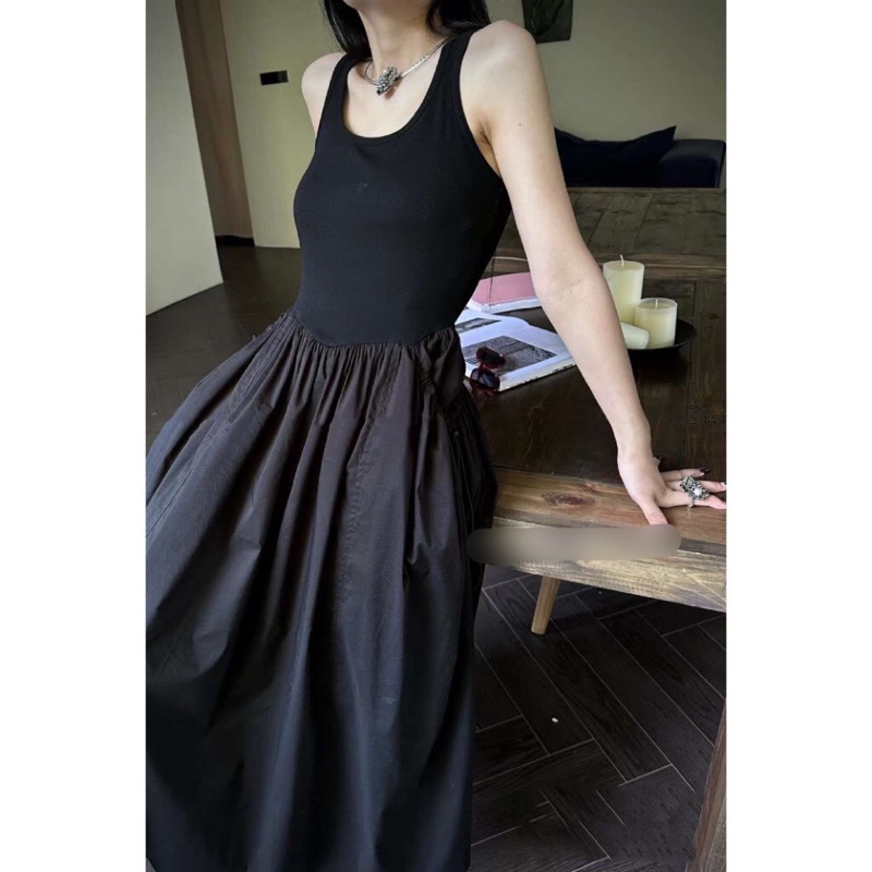 Váy phối dây rút