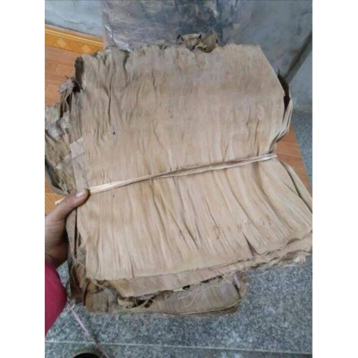 Lá Chuối Khô 1kg, 500gr, 200gr sạch đẹp dùng gói bánh