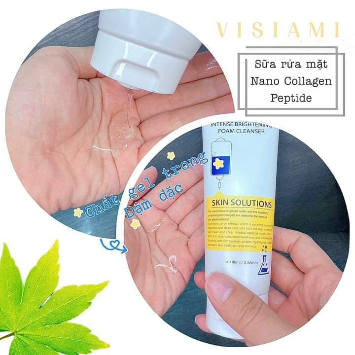 Sữa rửa mặt VISIAMI Collagen nano peptide 100ml
