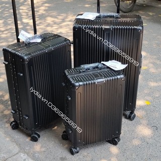 Size 29 vali du lịch khung nhôm cao cấp travelking-208 chính hãng hùng phát - bảo hành 5 năm