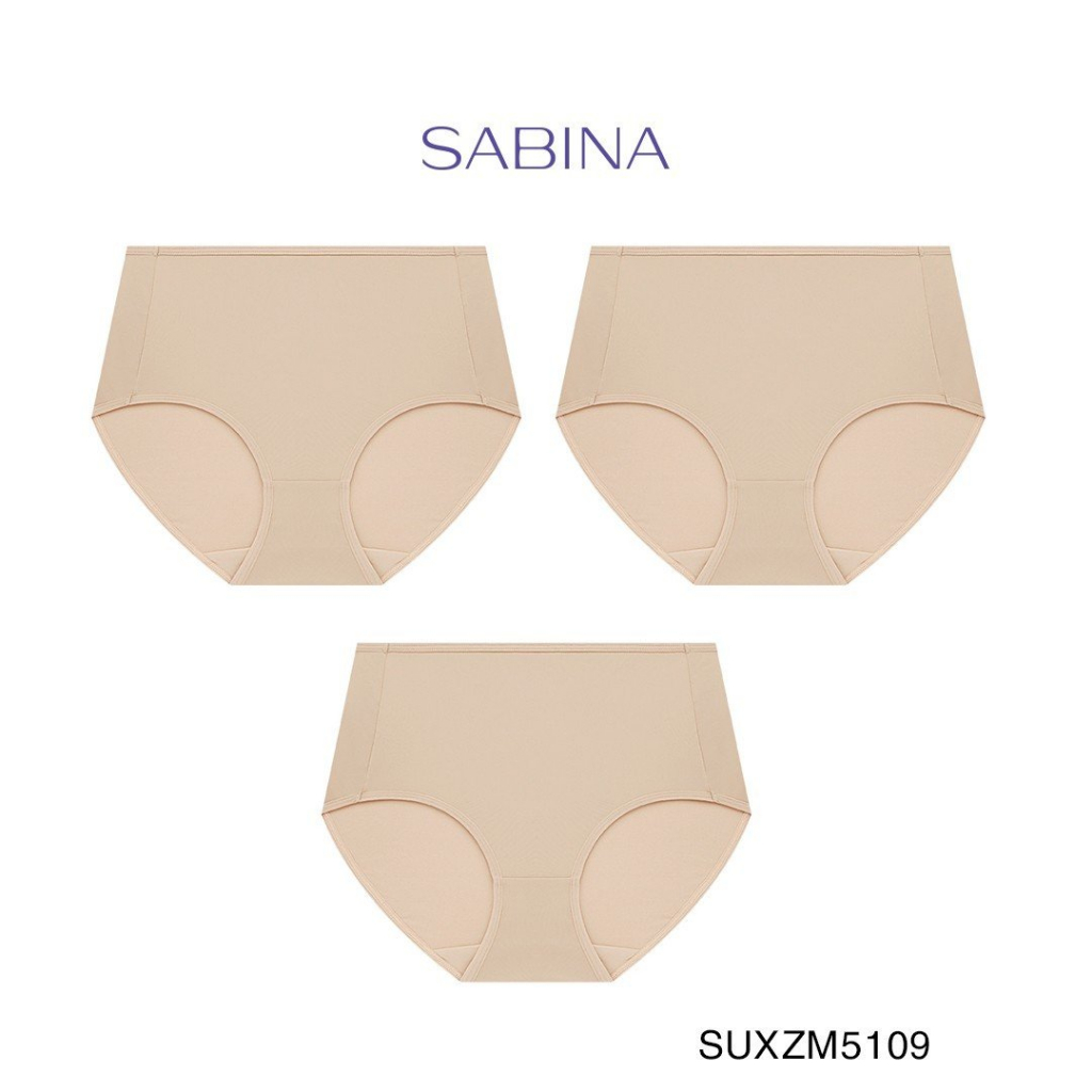 Combo 3 Quần Lót Lưng Cao Tới Rốn Cạp Cao Màu Trơn Panty Zone By Sabina SUXZM5109